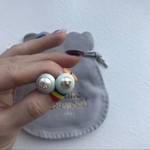 Vivienne Westwood Mint Stud Earrings